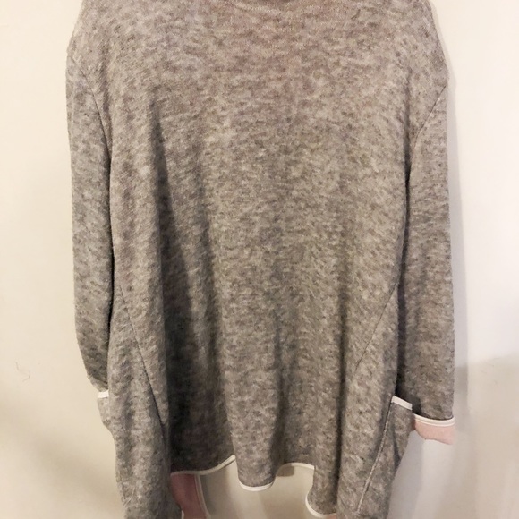 Helcarcii pink and grey open sweater - Picture 3 of 3
